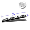 3.5L Twin Turbo Metal Decal Emblem for Ford Pickup