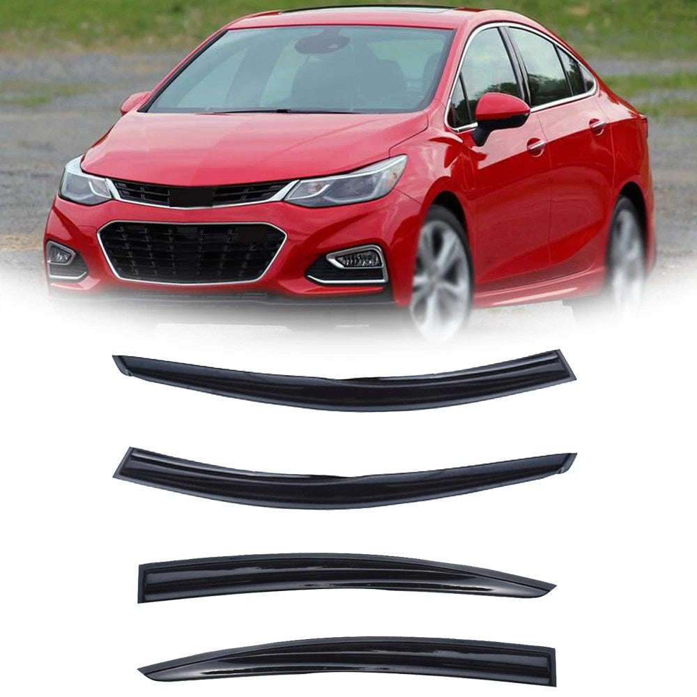 Window Visors for Chevrolet Cruze (2008–2016) Smoke Acrylic