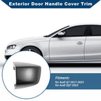 Exterior Door Handle Cover Trim for Audi Q7 (2017–2023) Black ABS