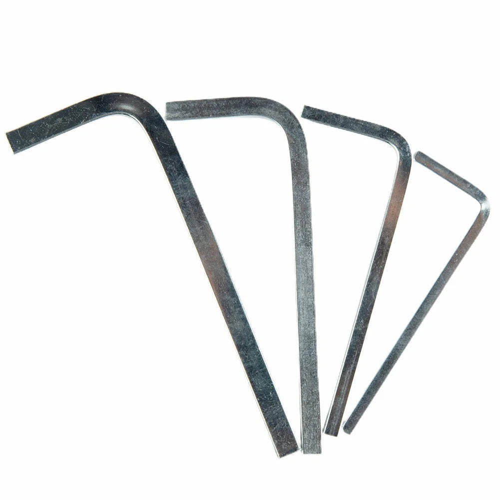 Set of 4 L Shape Square Head Wrench 4 Point Screwdriver 3-6mm