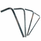 Set of 4 L Shape Square Head Wrench 4 Point Screwdriver 3-6mm