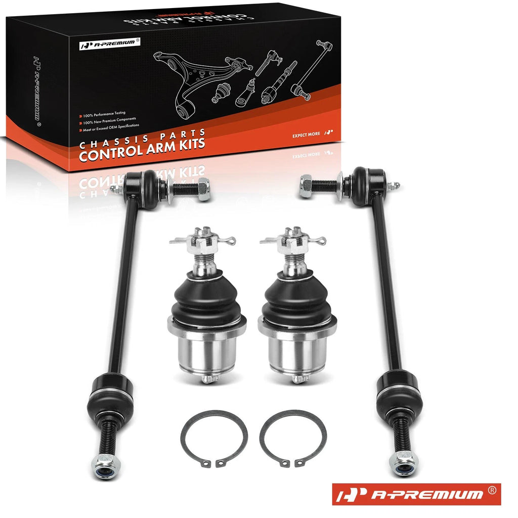 Set of 4 Front Side Sway Bar Ball Joints for Ford F-150 (2010–2014)
