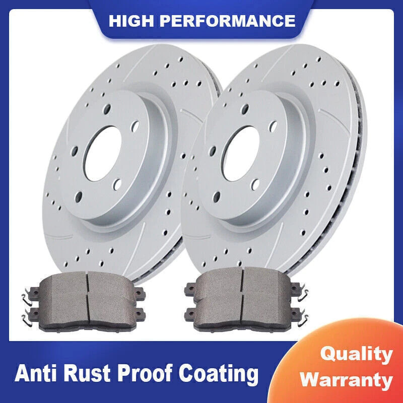 Front Brake Rotors & Ceramic Pads for Nissan Altima (2014–2019)