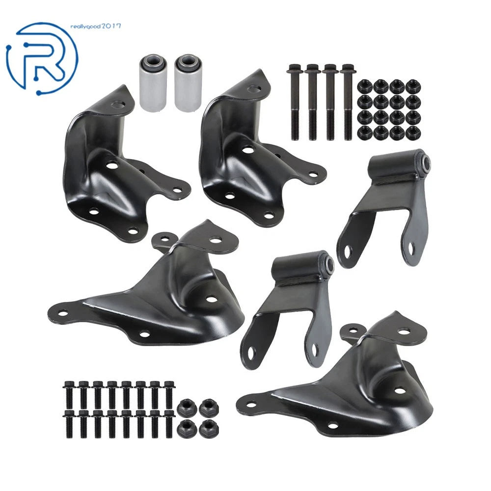 Set of 2 Leaf Spring Shackles & Brackets for Ford Ranger (1987–1996)