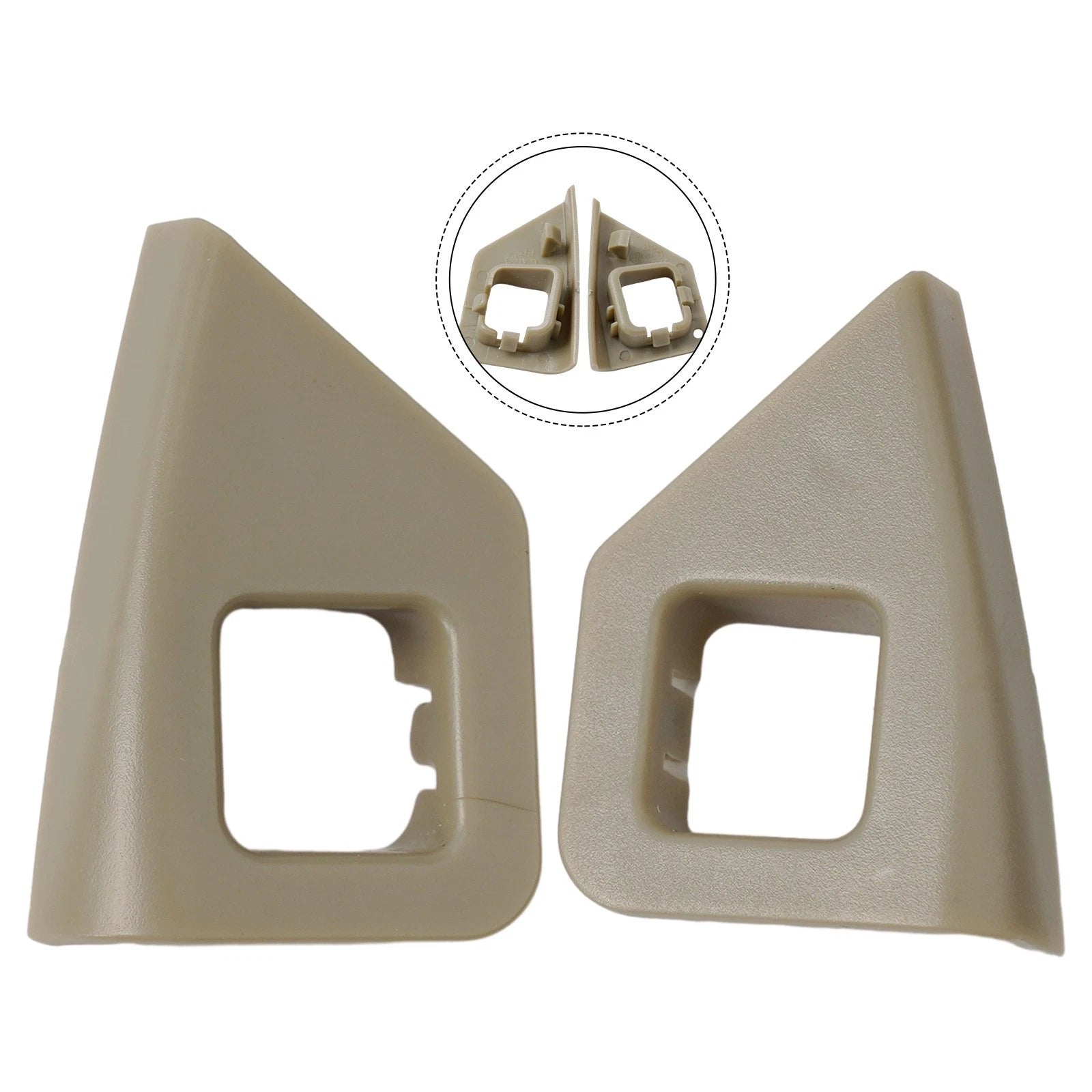 Glove Box Buckle Set of 2 Beige for Toyota Camry XV40 (2006–2011)