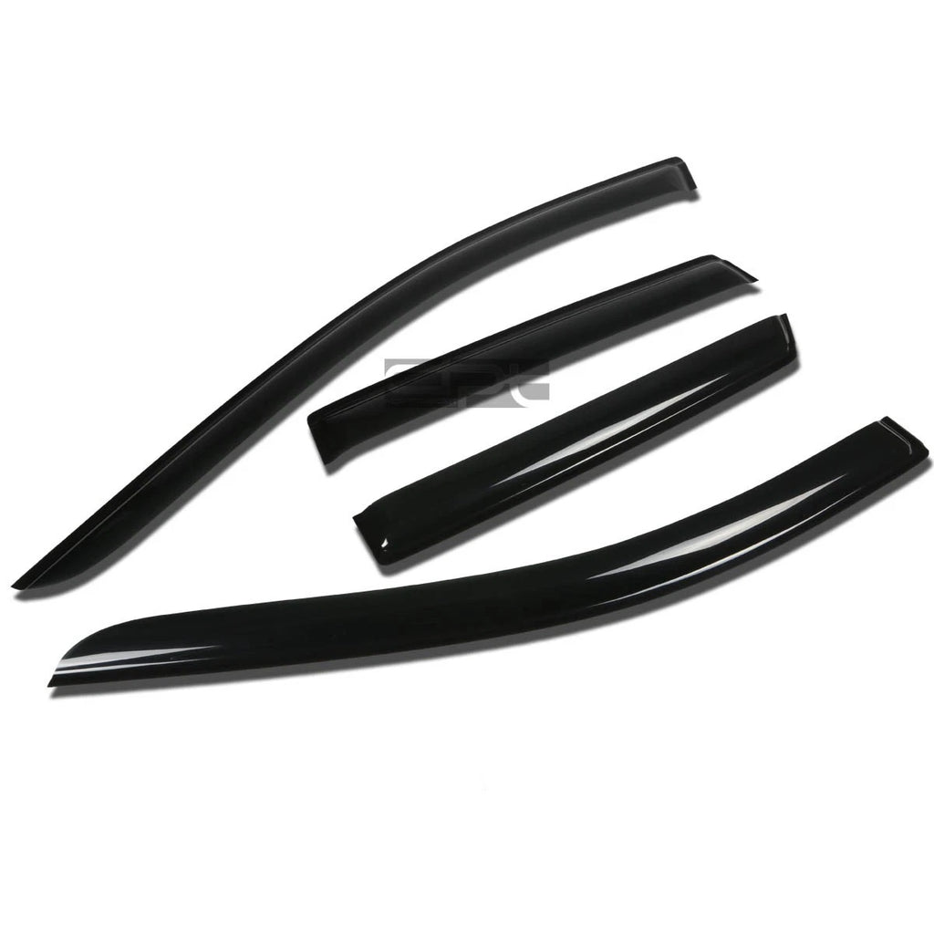 Set of 4 Window Visors for Ford Edge/MKX (2007–2013) Smoke Tint Rain Guard