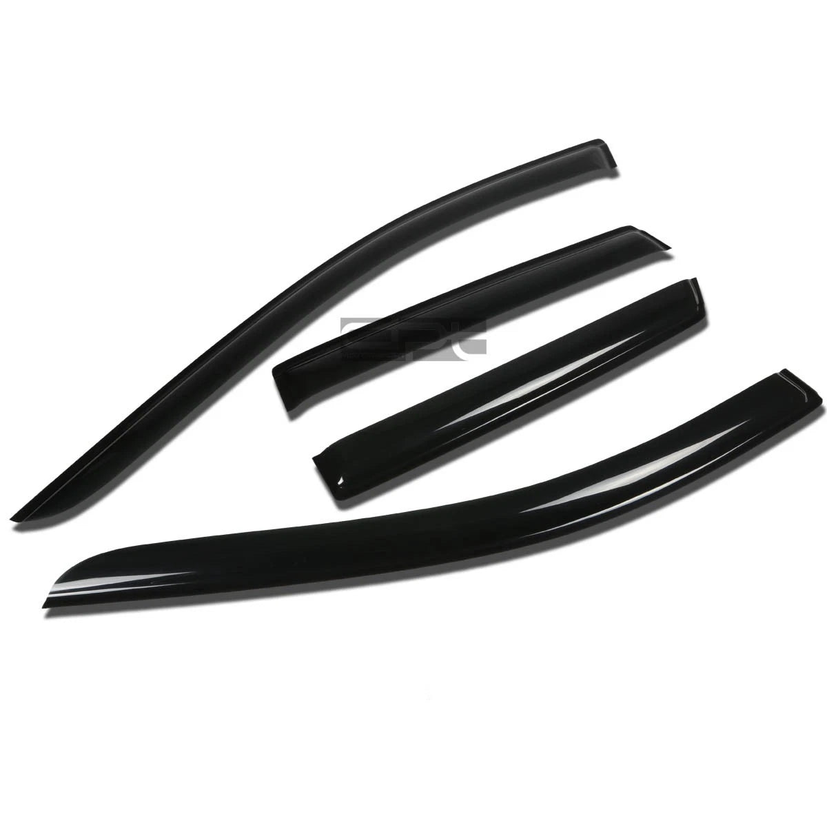 Set of 4 Window Visors for Ford Edge/MKX (2007–2013) Smoke Tint Rain Guard