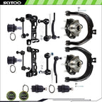 Set of 16 Control Arms Sway Bar Wheel Bearings for GMC Envoy XUV (2004–2005)
