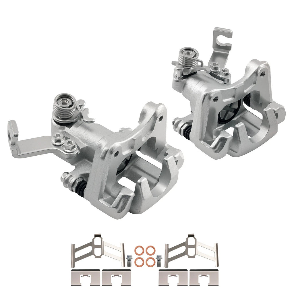 Set of 2 Rear Disc Brake Calipers for Suzuki SX4 (2007–2013) with Bracket