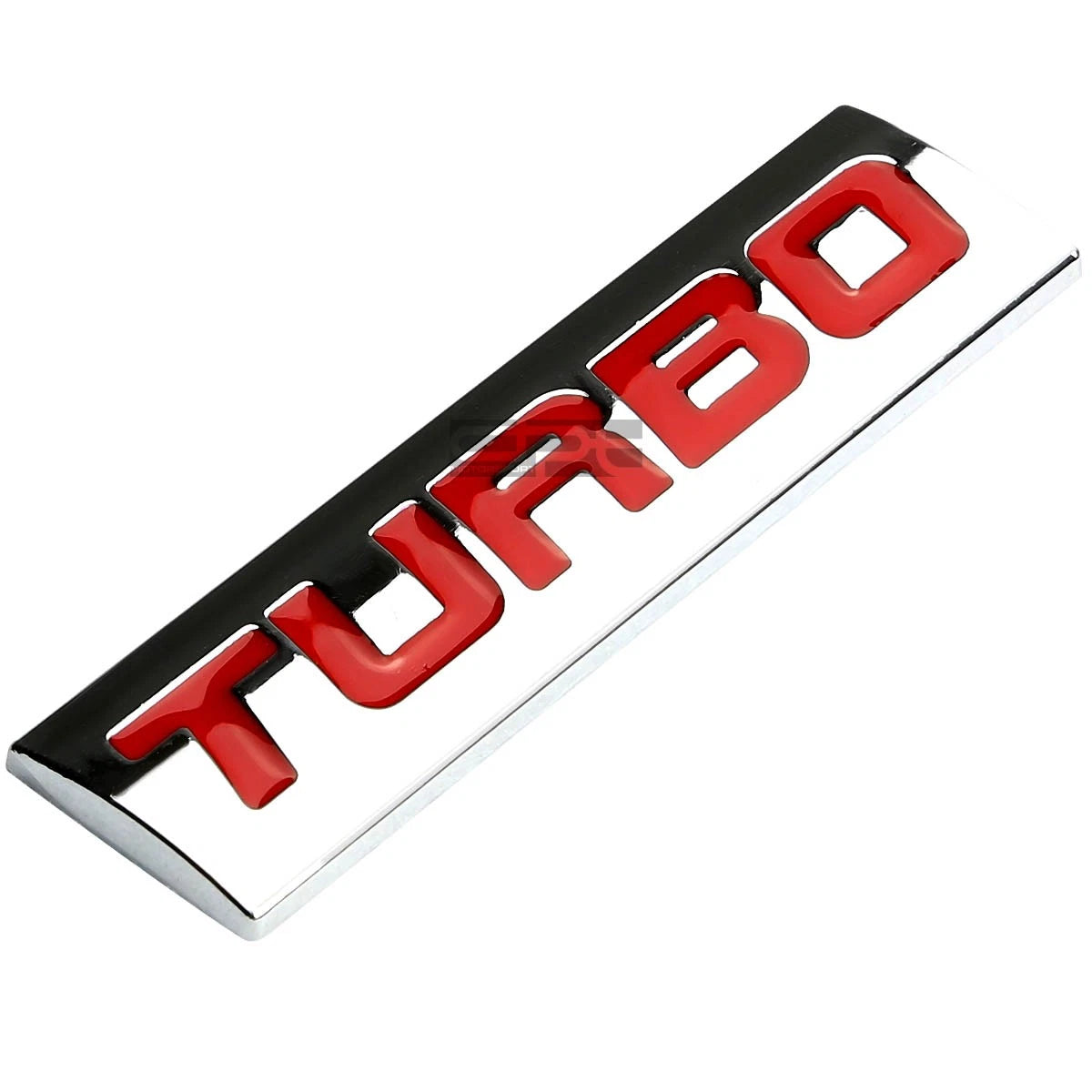 Turbo Metal Emblem Decal Trim Badge for Universal Use (All Years)