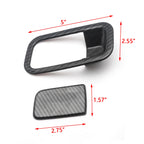 Carbon Fiber Storage Box Handle Cover Molding Trims for Honda Civic (2016-2021)