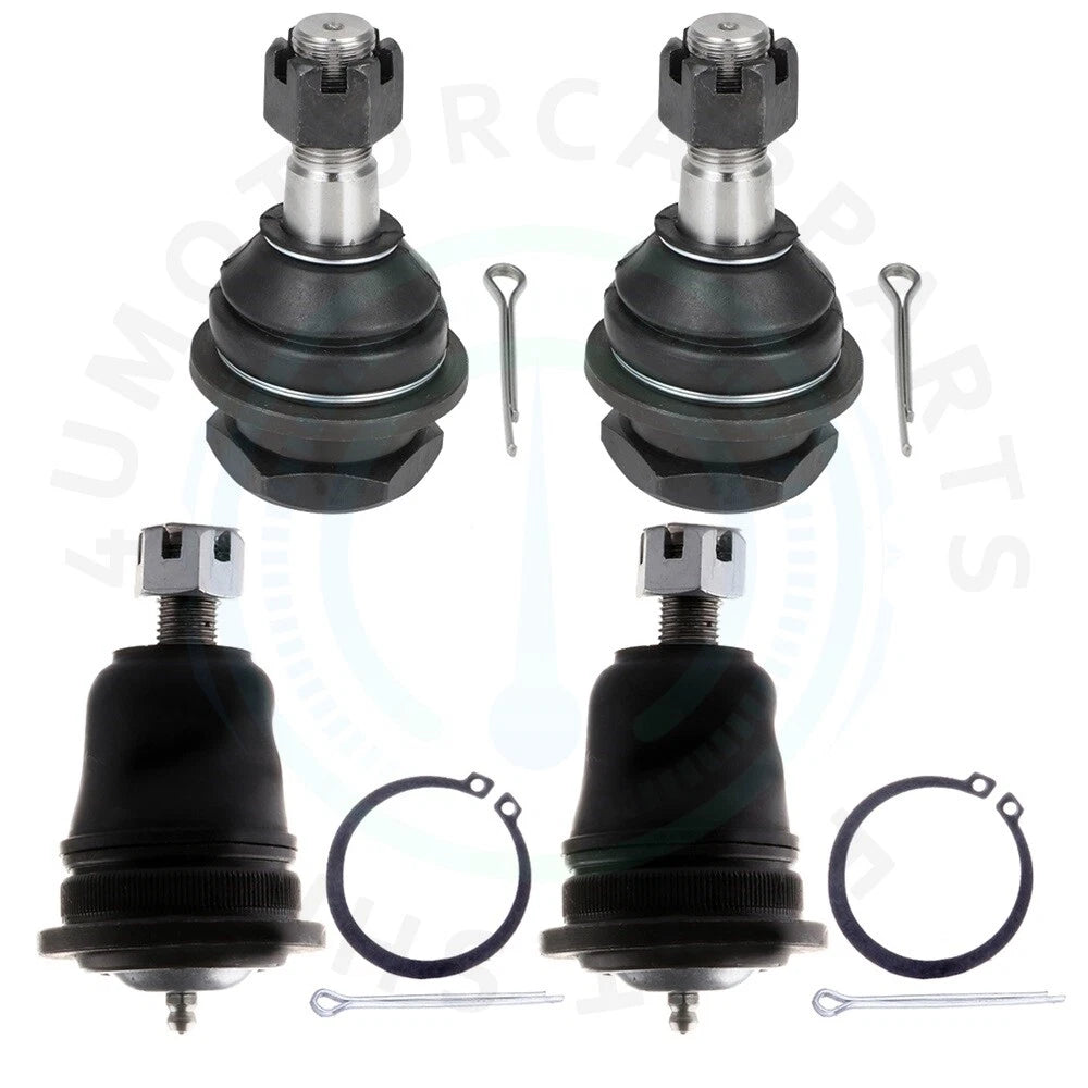 Set of 4 Front Upper Lower Ball Joints for Nissan Xterra Frontier (1998–2004)