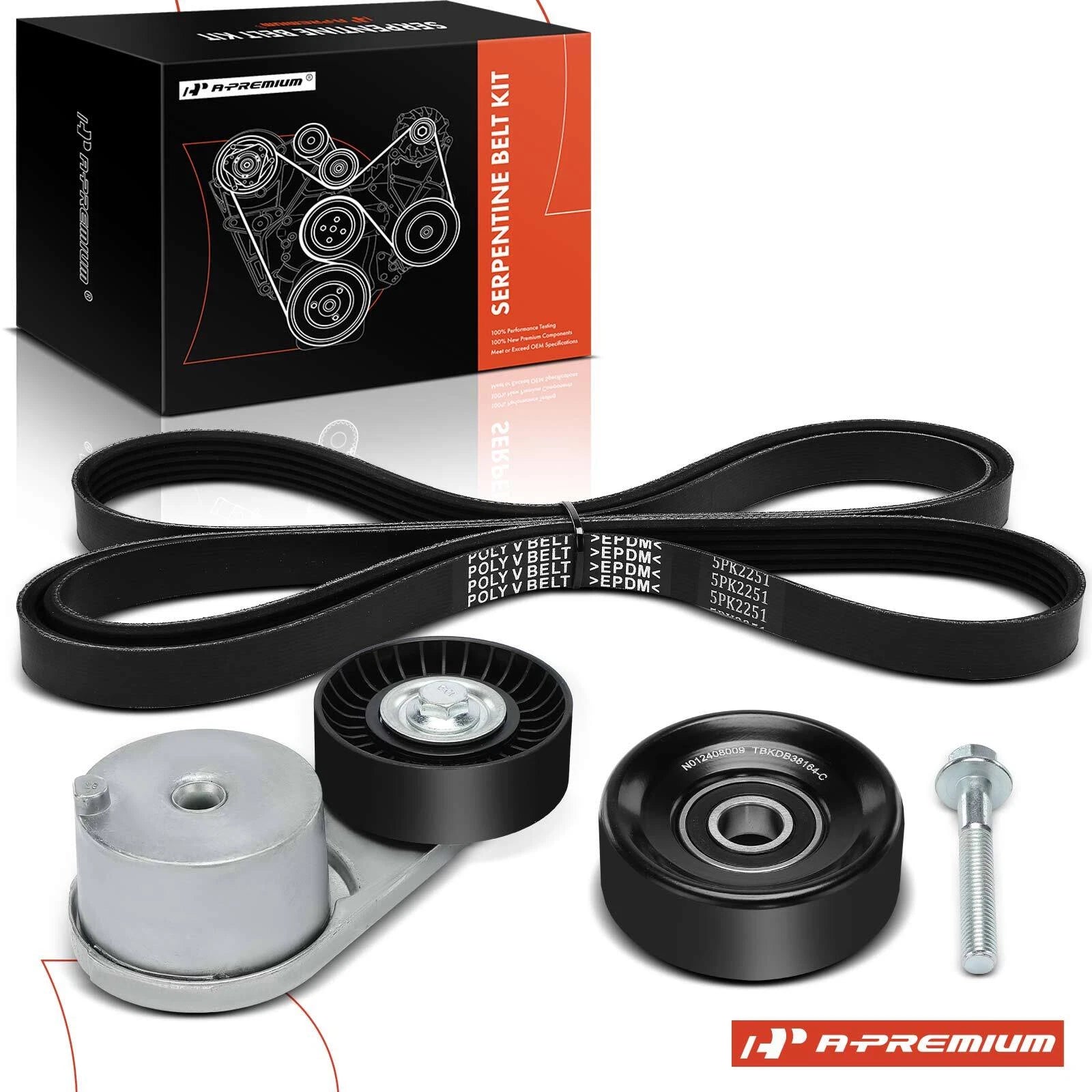 Serpentine Belt Drive Component Kit for Chevrolet Cavalier (1998–2002)