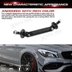 Universal Front Bumper Lip Fasteners Lever Splitter Support Rod for Black (2011-2018)