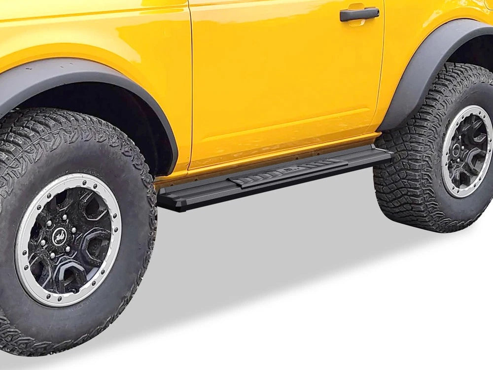 2X Black Nerf Bar Running Boards for Ford Bronco (2021–2026)