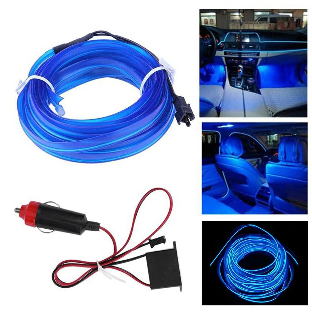 2M Blue LED Interior Atmosphere Wire Strip Light for EXC