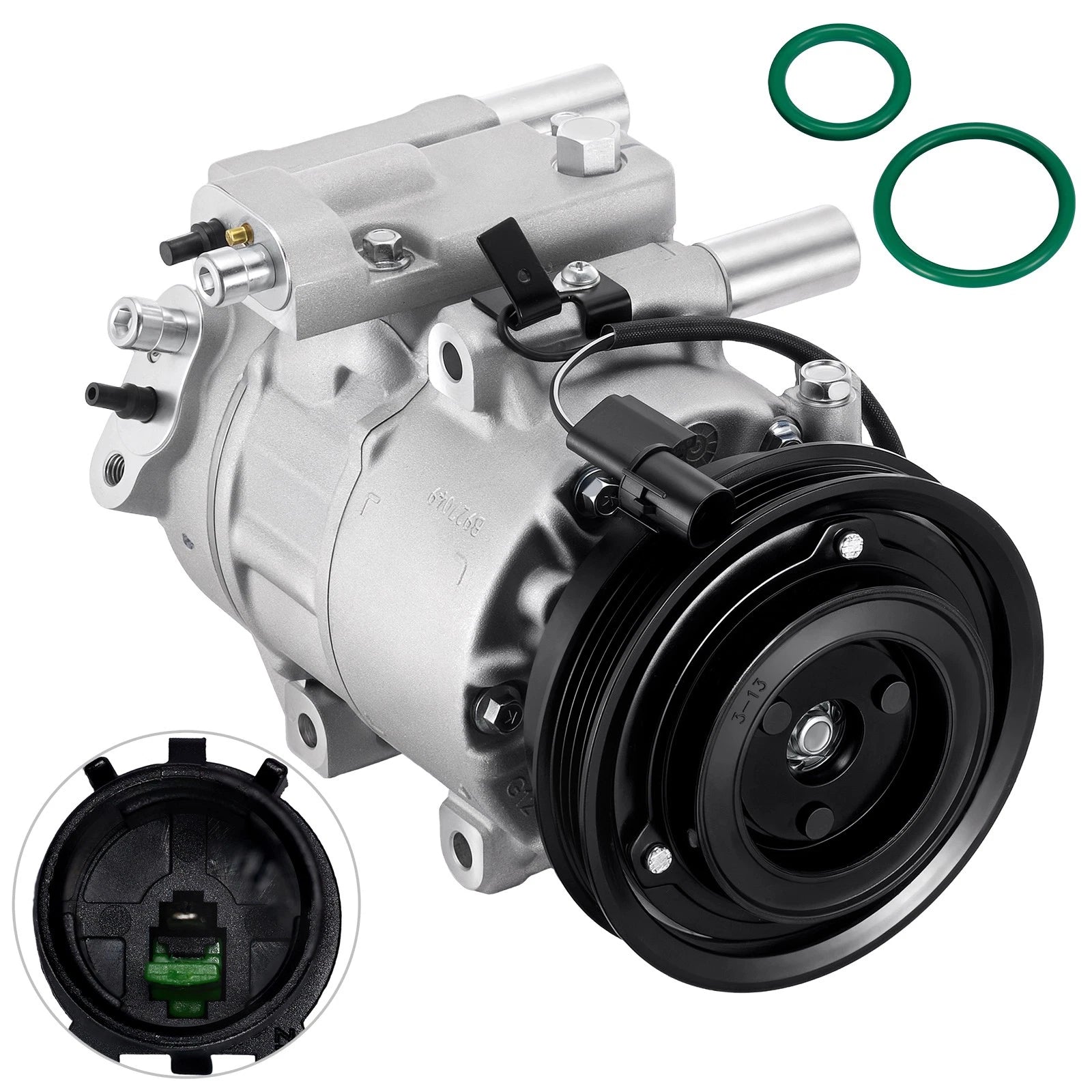 AC Compressor w/Clutch for Kia Rio/Rio5 (2006–2011) 1.6L CO 10980C 977011G010