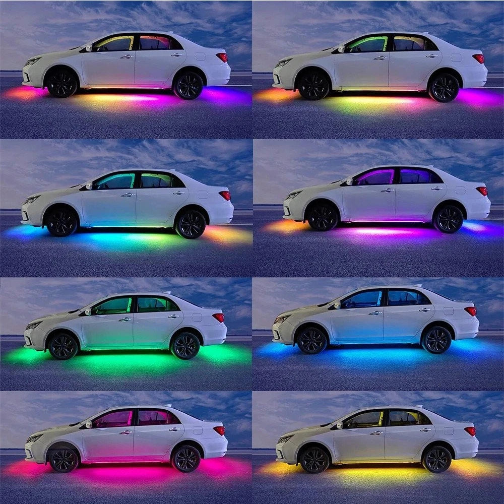 LED Underglow Double Row RGB Dream Lights Strip for Universal Cars (2010–2023)