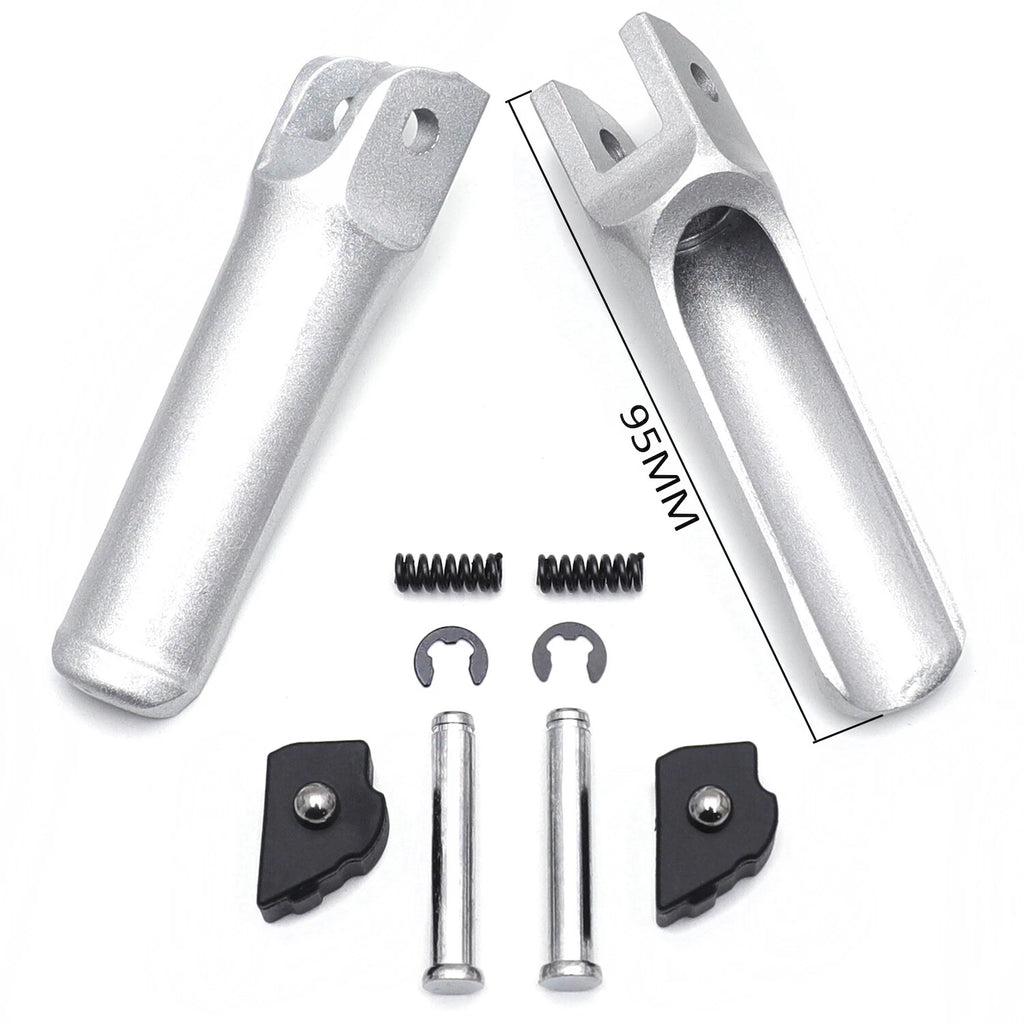 Silver Rear Passenger Footpeg Rest for Ducati Panigale V4/S (2018–2020)