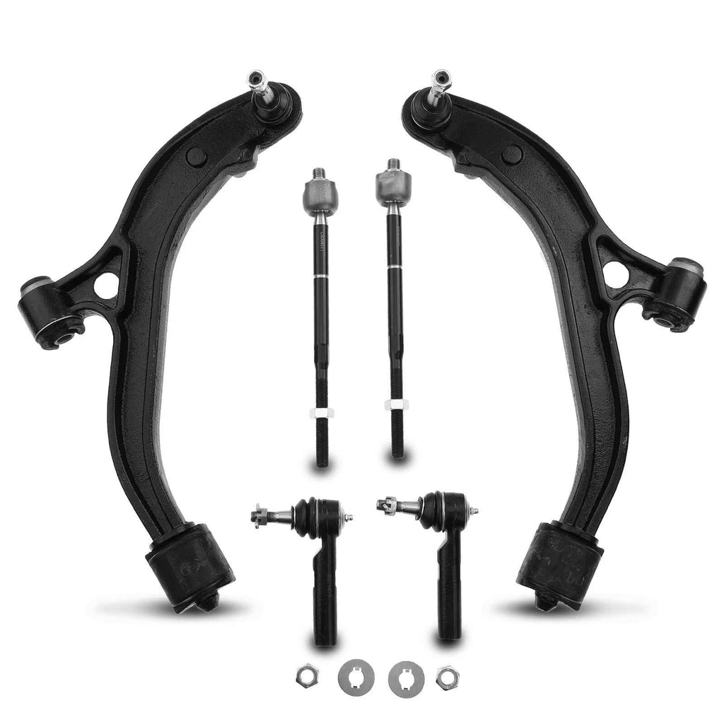 6x Front Lower Control Arm Tie Rod for Dodge Grand Caravan (2008-2020)