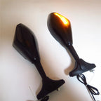 Black Smoke LED Turn Signal Mirror for Suzuki GSXR600/700, Honda CBR600/900