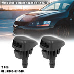 2pcs KD45-67-510 Wiper Washer Nozzle Jet for Mazda 3 6 CX-5 CX-9 (2004–2023)