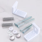 Set of 4 Screws for Half Pedestal Basins L-shaped Pan Seat Hinge Bidet