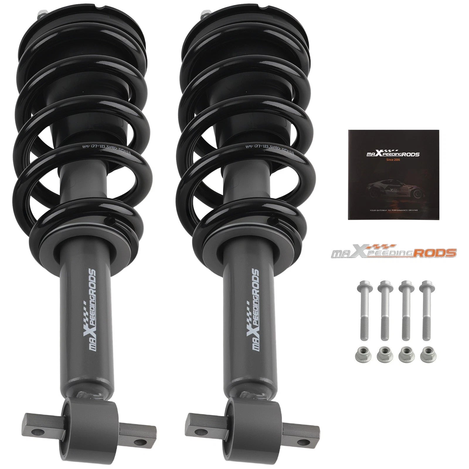 Twin-Tube Front Strut Kit for Silverado Sierra 1500 2WD 4WD (2014–2018) 2" Lift