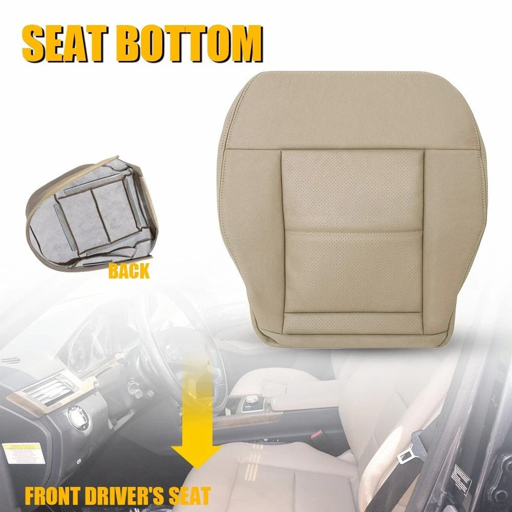 Leather Seat Cover for Mercedes Benz E350 (2010–2013) Beige Tan