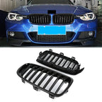 Black Front Upper Center Grille Trim for BMW 3 Series F30 F31 (2013-2019)