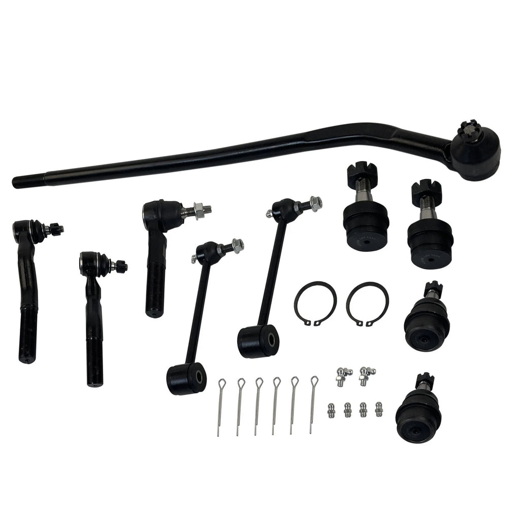 Set of 10 Ball Joints and Tie Rods for Jeep Wrangler (2007–2018)