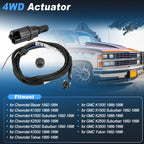 4WD Actuator Harness Kit for Chevrolet K1500 K2500 K3500 (1990–1999) 600-490 26060073