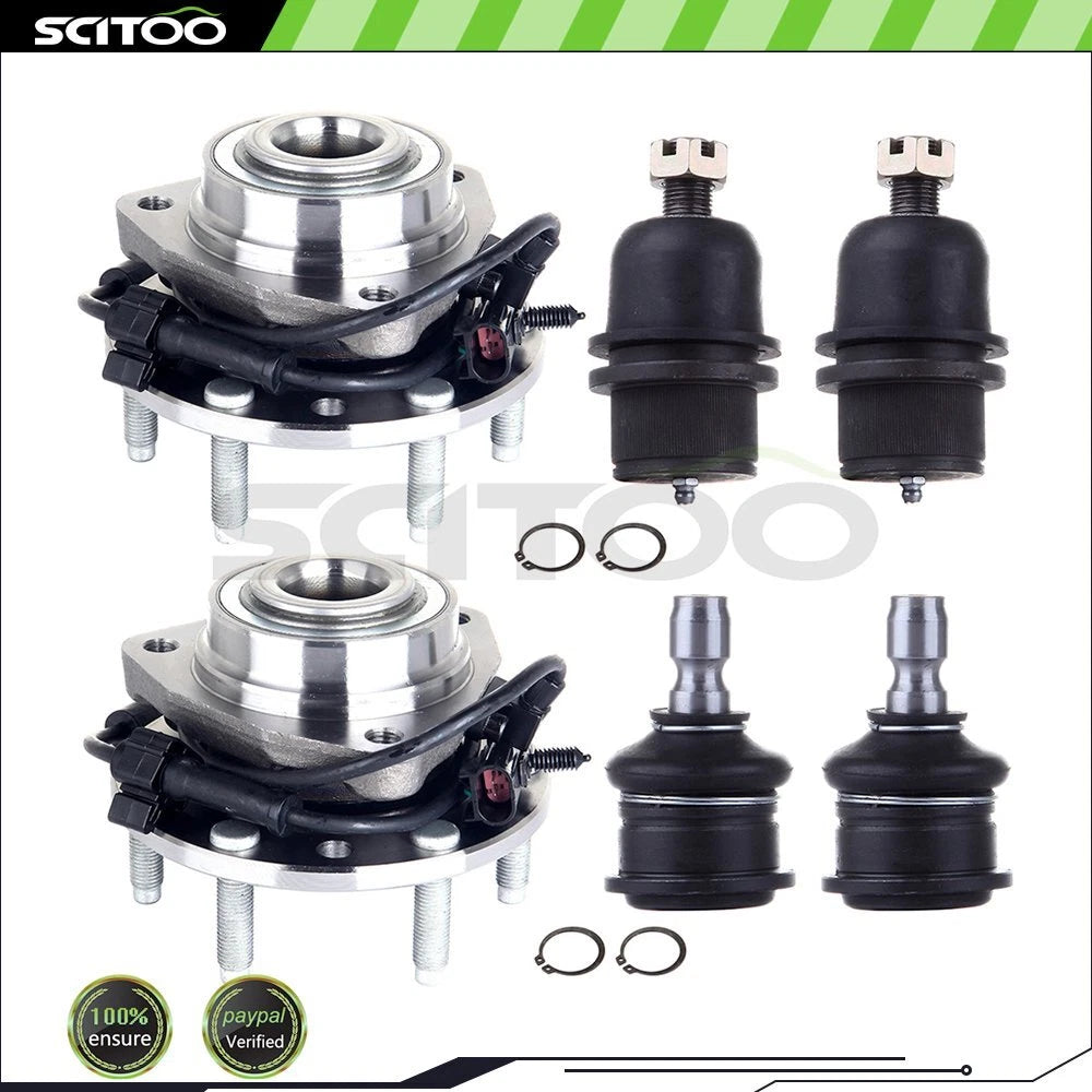 Front Ball Joint with Wheel Hub Bearing for Chevrolet Trailblazer EXT (2002–2006)