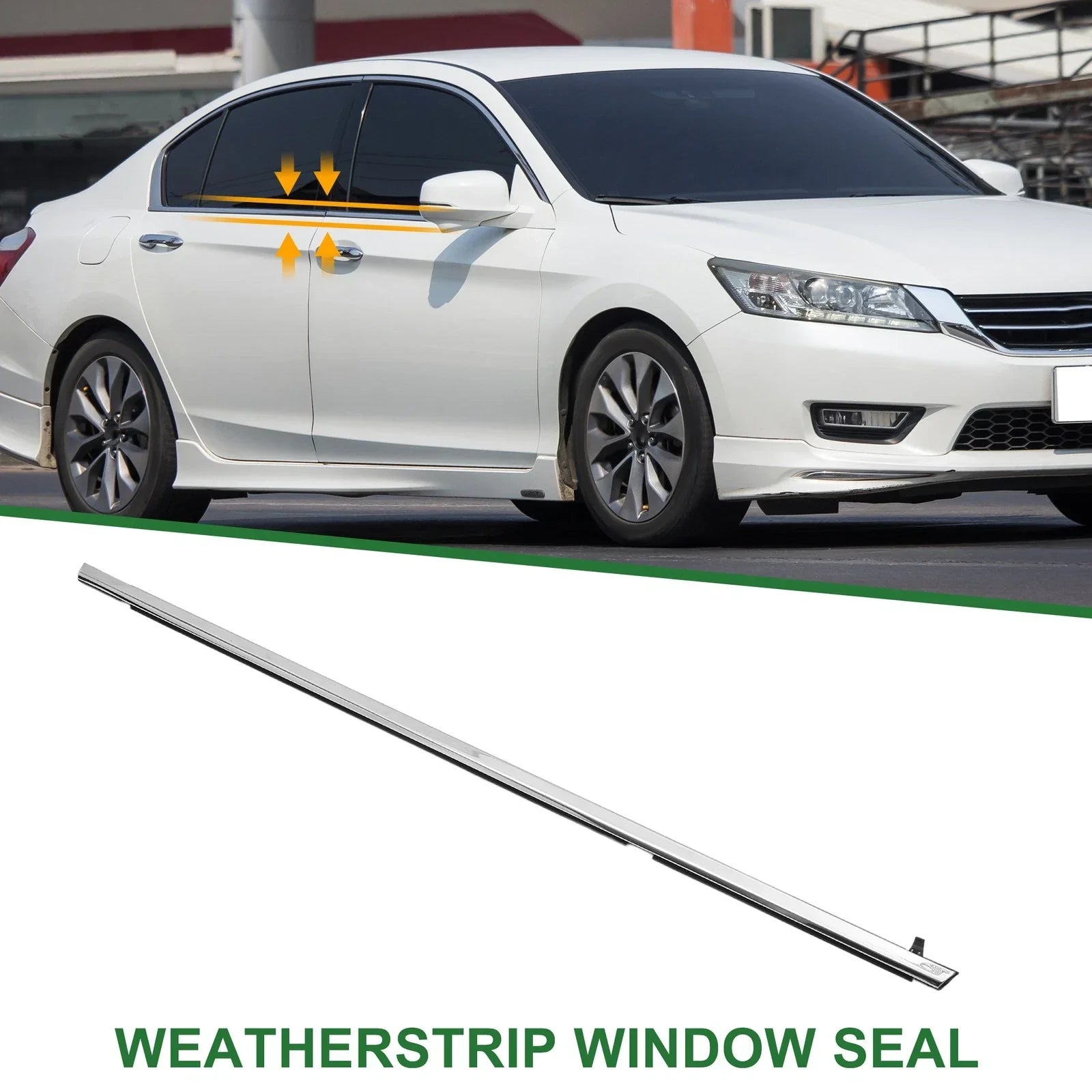 Rear Left Weatherstrip Window Seal for Honda Accord (2003-2007)