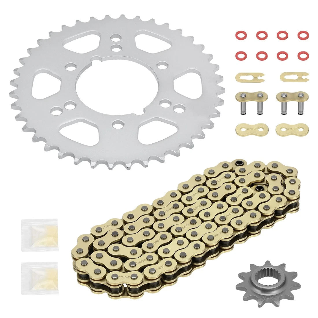 78L X-Ring Drive Chain + Drive Sprocket for Polaris Trail Boss Trail Blazer (1999–2003)
