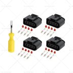 4X Ignition Coil Connector Repair Kit 4Way for Audi VW (1998–2005) 4B0973724