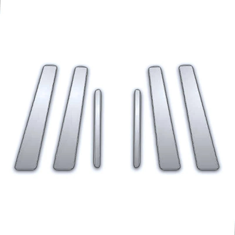 6Pc Chrome Pillar Post Covers Replacement for Lexus RX 300 (1997–2003)