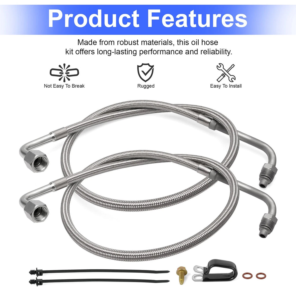 Oil Hose Kit 2204030 for Polaris Magnum Trailblazer Trail Boss 330 (2003–2008)