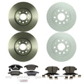 Set of 4 Bosch Quietcast Disc Brake Rotors & Pads for GTI Jetta