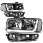 LED DRL Headlight Bumper Lamps for GMC Sierra 1500 Denali (2002–2007)