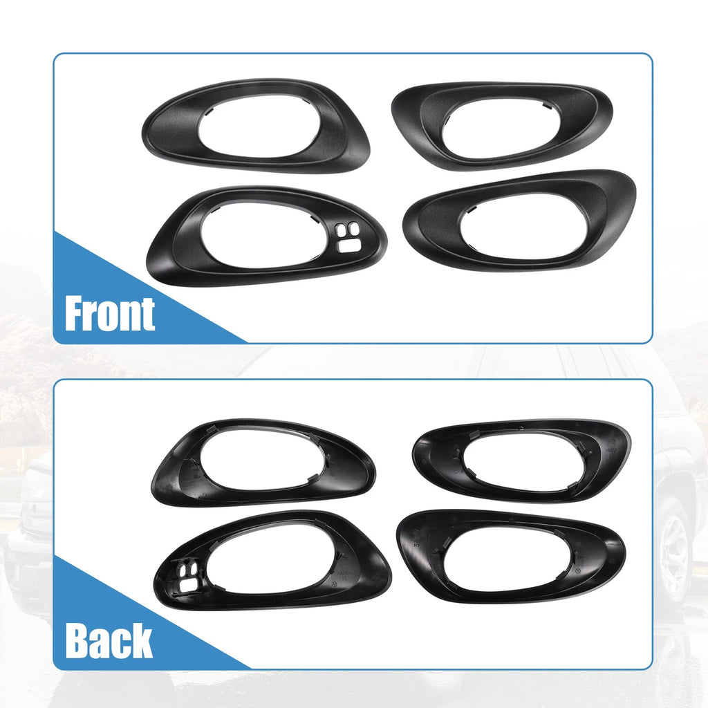 Set of 2 Interior Left Right Side Handle Covers for Chevy Trailblazer (2002–2009)