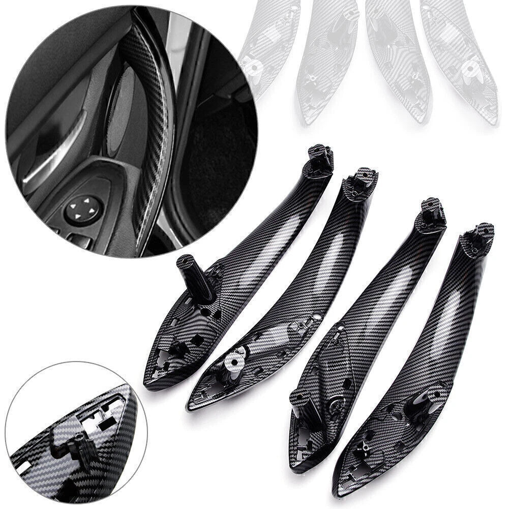 Carbon Fiber ABS Inner Door Pull Handle Trim for BMW 3 Series (F30 F35)