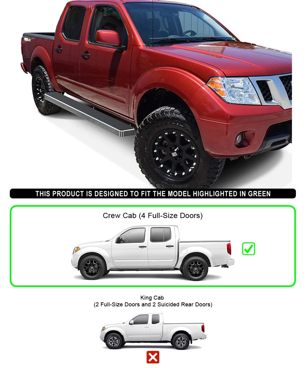 Running Boards for Nissan Frontier Crew Cab (2005-2026)