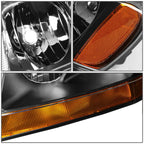 Pair of Side Headlight Lamps for Jeep Grand Cherokee (1999–2004)