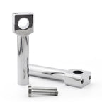 Set of 2 Chrome 6" Motorcycle Handlebar Risers for 1" Bar UK T9