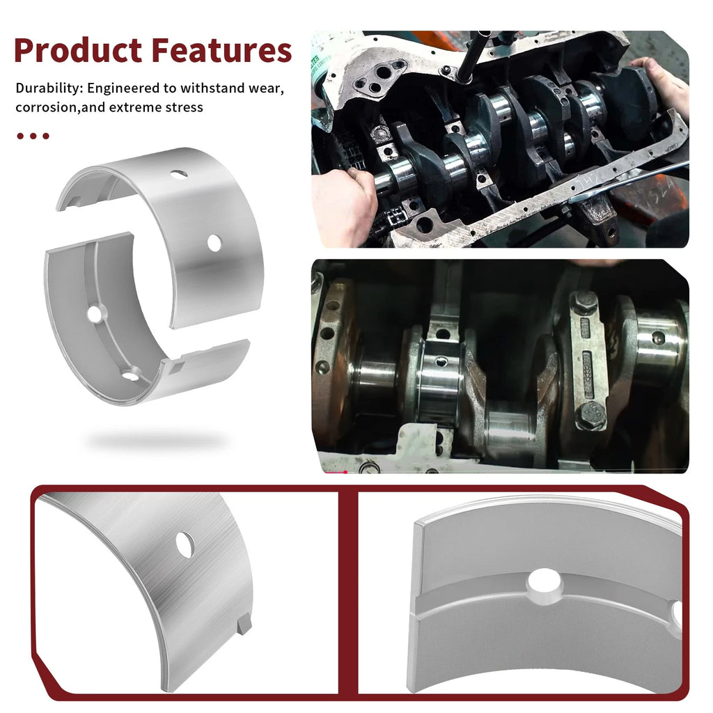 2pcs Crankshaft Main Bearing for Yamaha WaveRunner 1800 FX HO SHO SVHO (2010–2023)