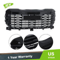 Glossy Black Front Upper Center Mesh Grille for GMC Sierra 1500 Denali (2022–2024)