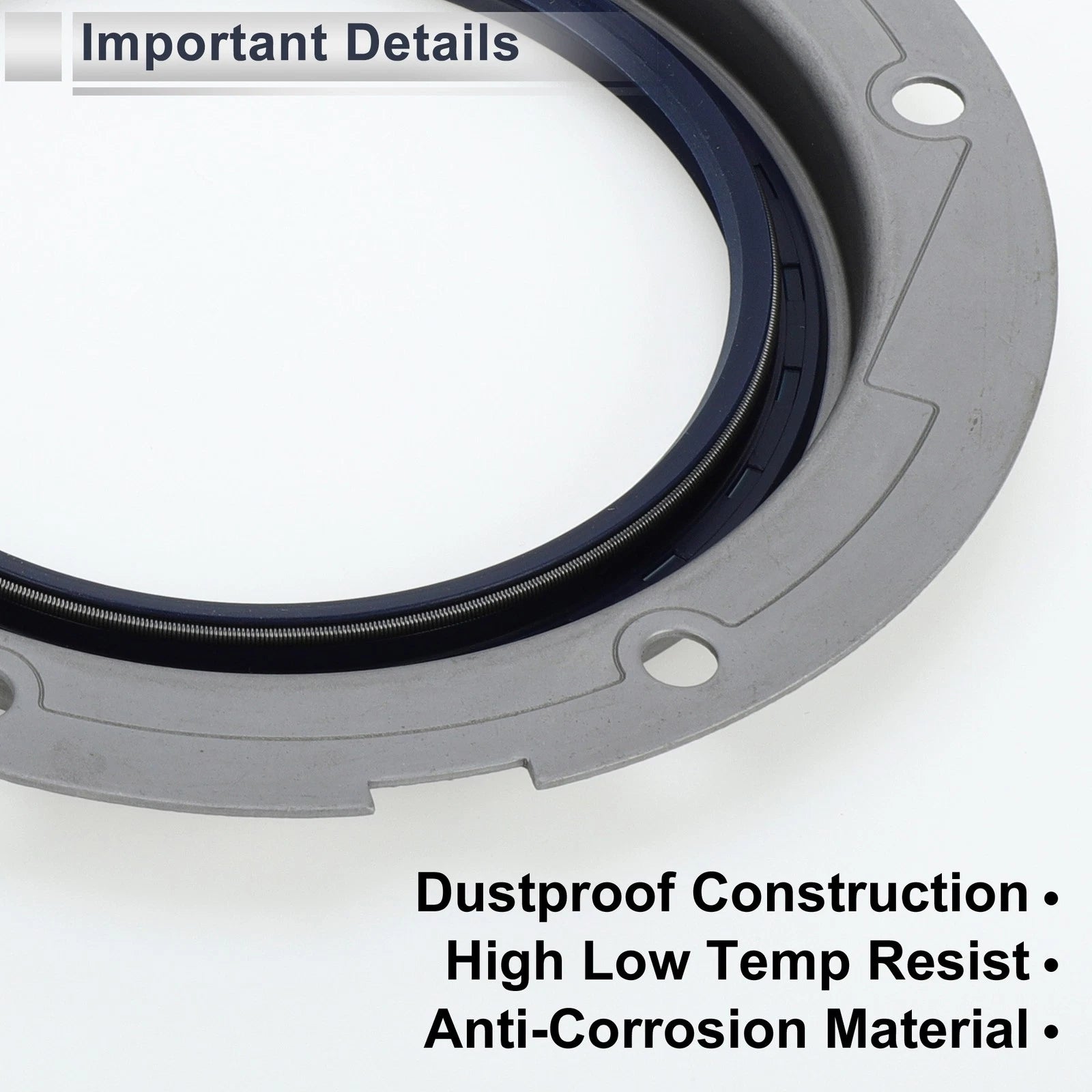 1 Pc Crankshaft Oil Seal with Flange for Mitsubishi 4D31T (No.ME011867)