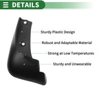 Set of 4 Mud Flaps Splash Guards for Nissan Note (2017–2020)