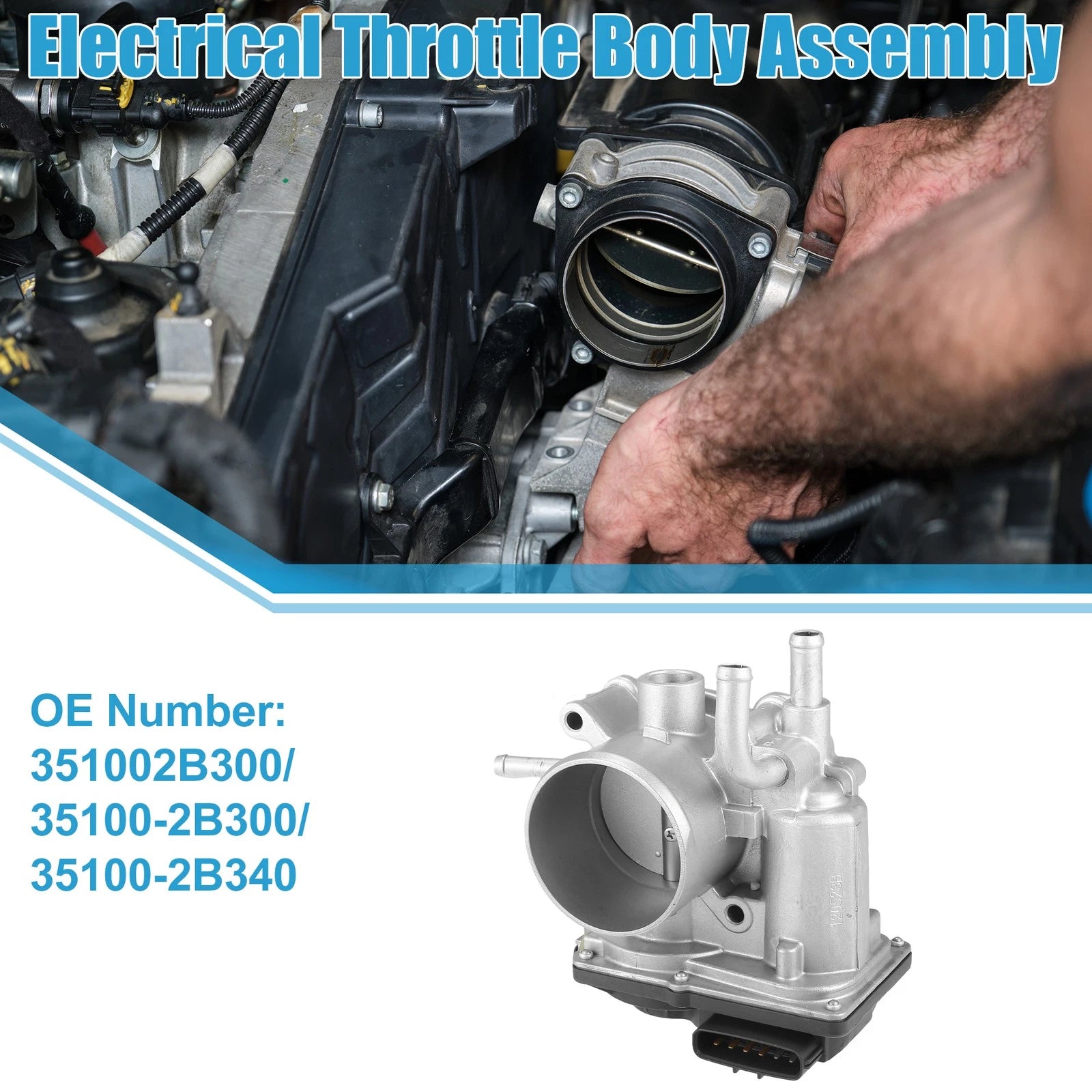 Throttle Body Assembly No. 351002B300 for Hyundai Veloster (2011–2017)